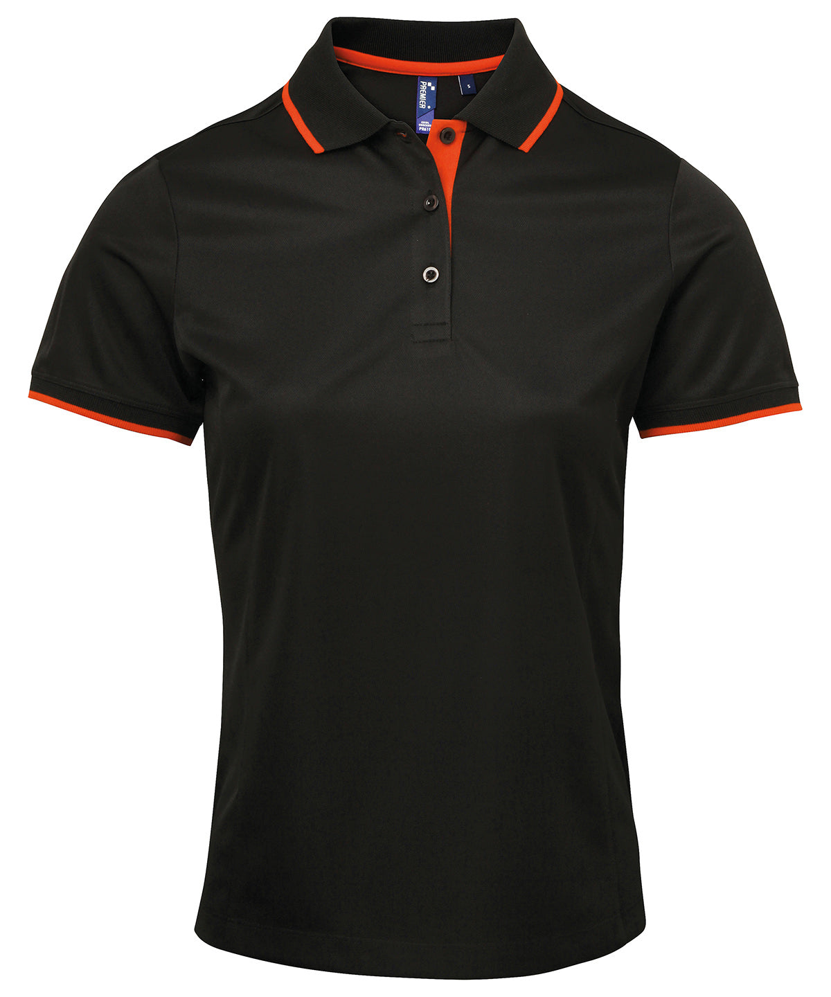 Premier Women's contrast Coolchecker® polo