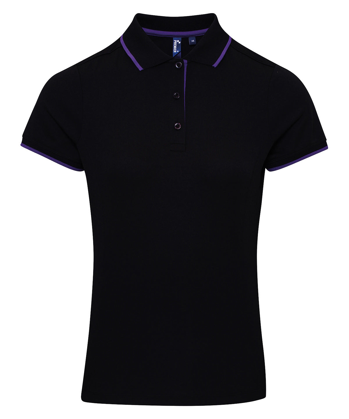 Premier Women's contrast Coolchecker® polo