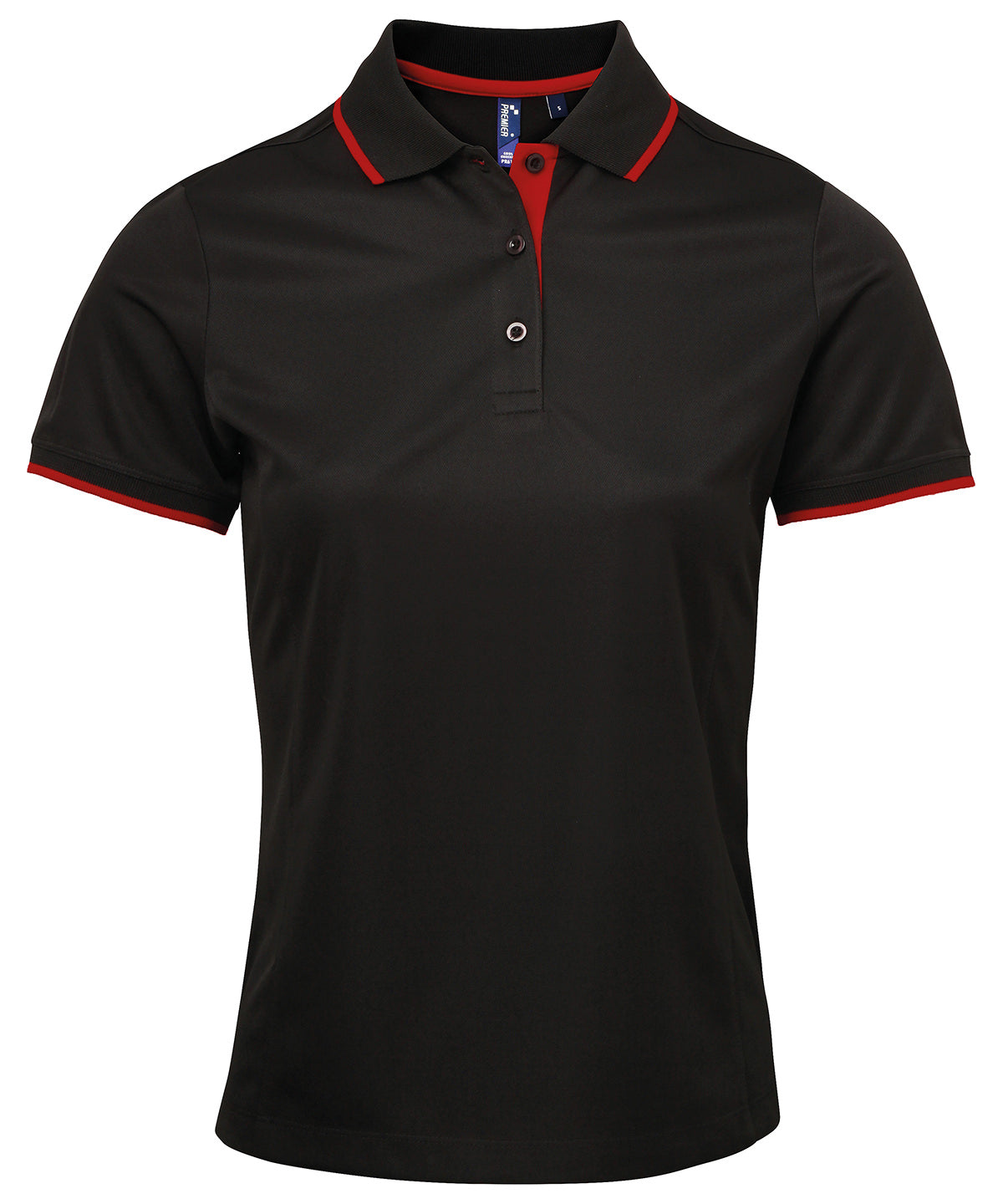 Premier Women's contrast Coolchecker® polo