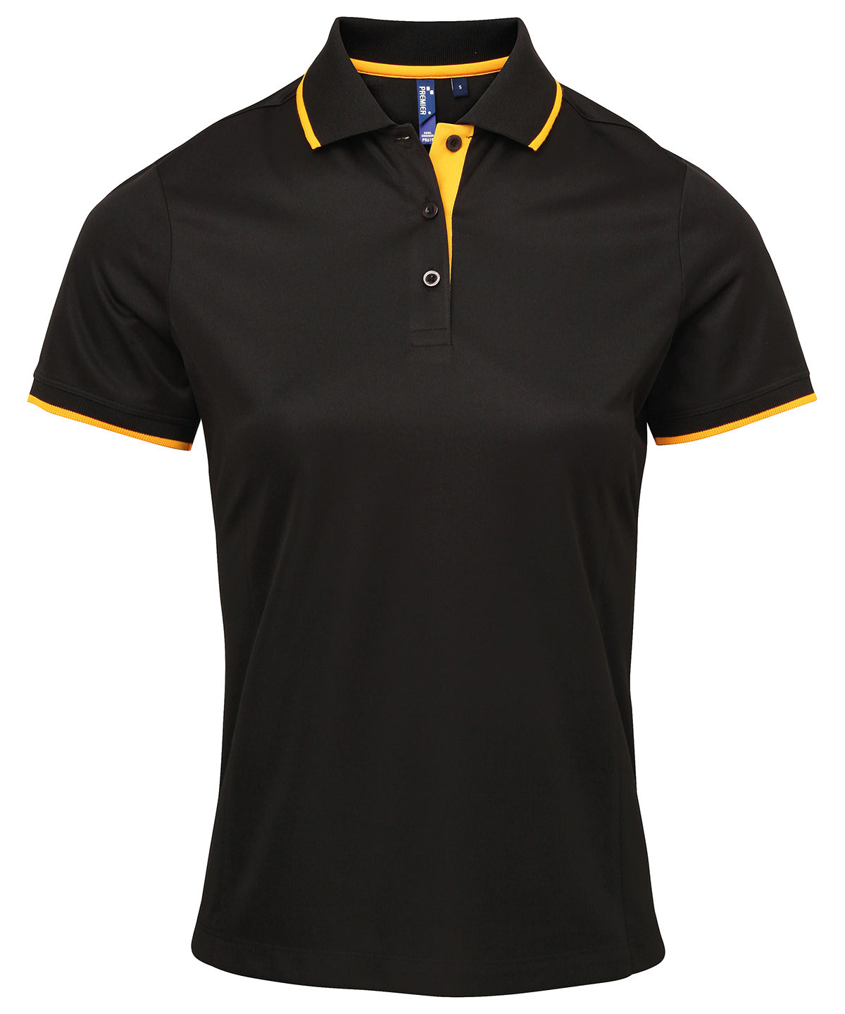 Premier Women's contrast Coolchecker® polo