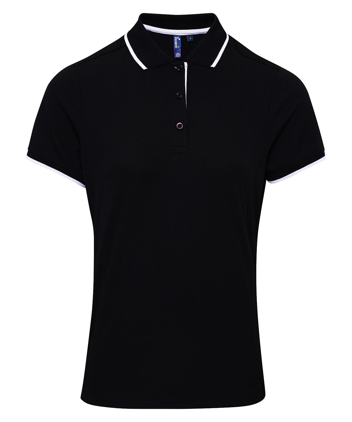 Premier Women's contrast Coolchecker® polo