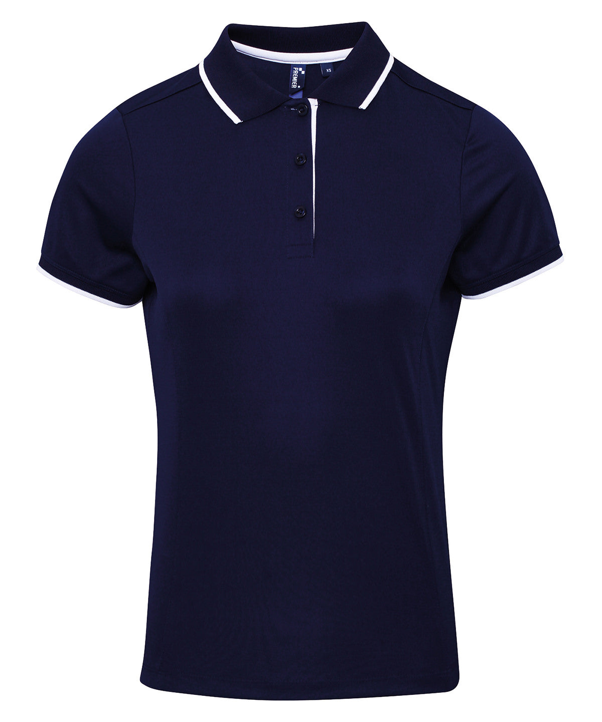 Premier Women's contrast Coolchecker® polo