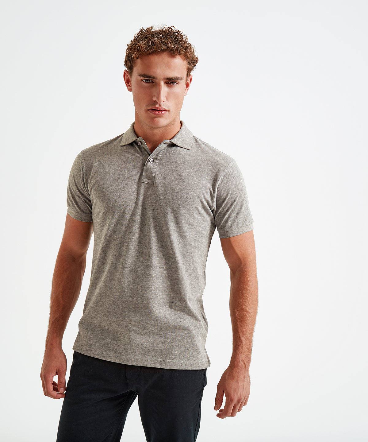 Mens polycotton blend polo