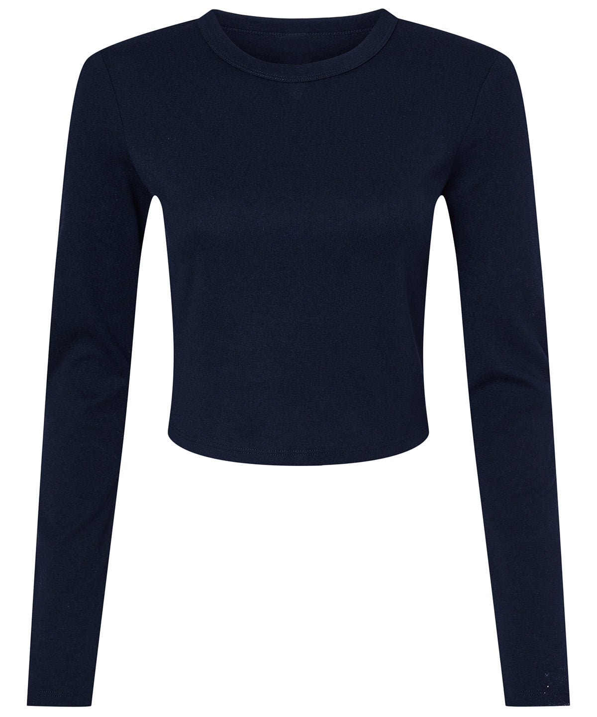Womens micro rib long sleeve baby t-shirt