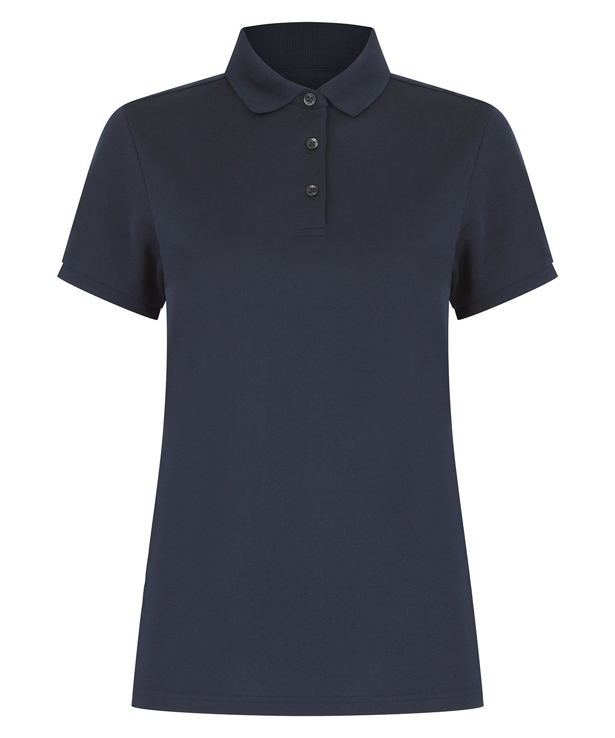 Womens recycled polyester polo shirt