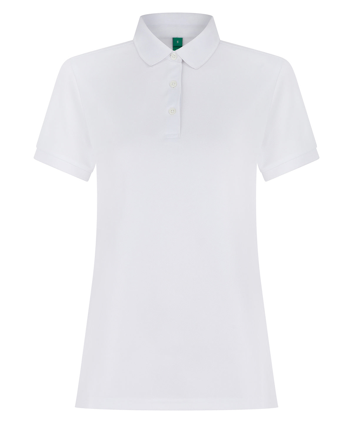 Womens recycled polyester polo shirt