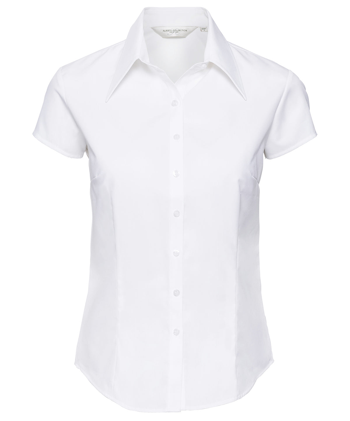 Womens cap sleeve Tencel® fitted shirt