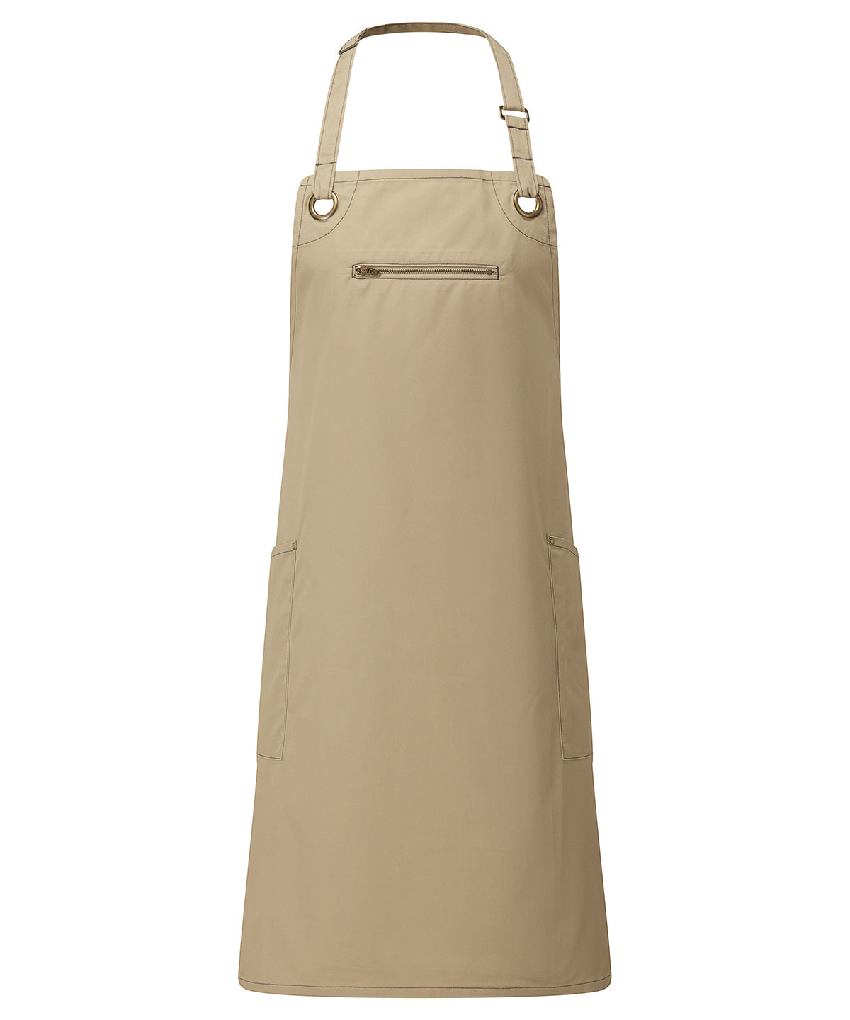 Premier 'Barley' Contrast Stitch Bib Apron