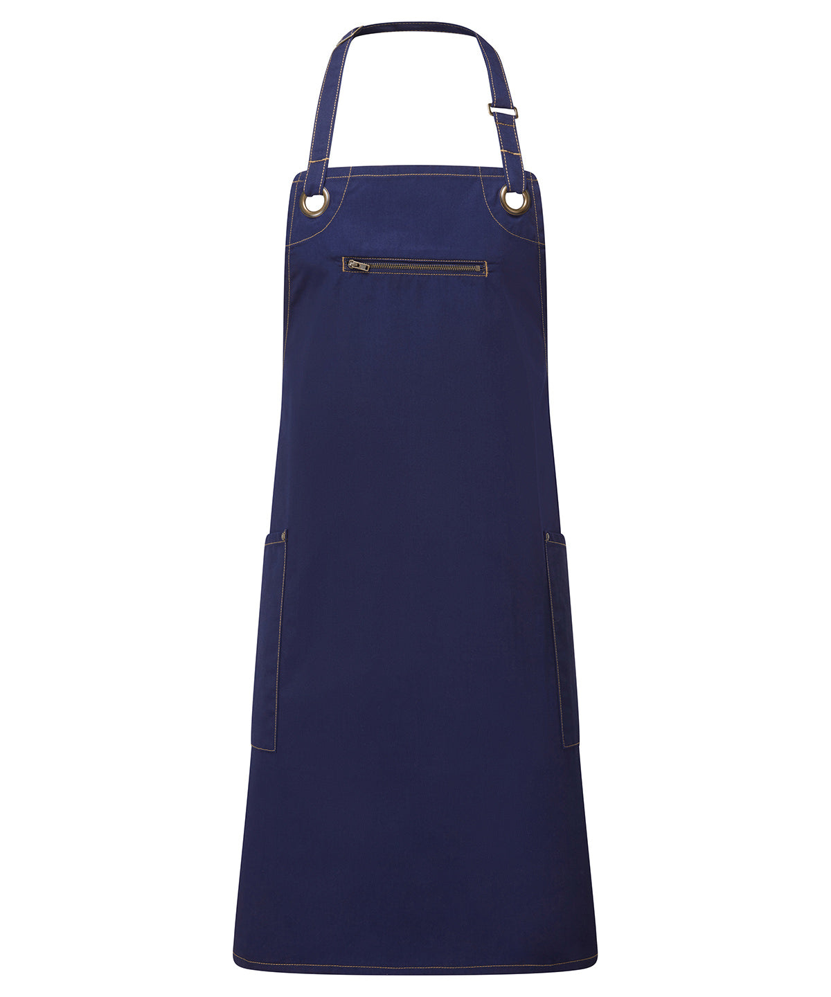 Premier 'Barley' Contrast Stitch Bib Apron