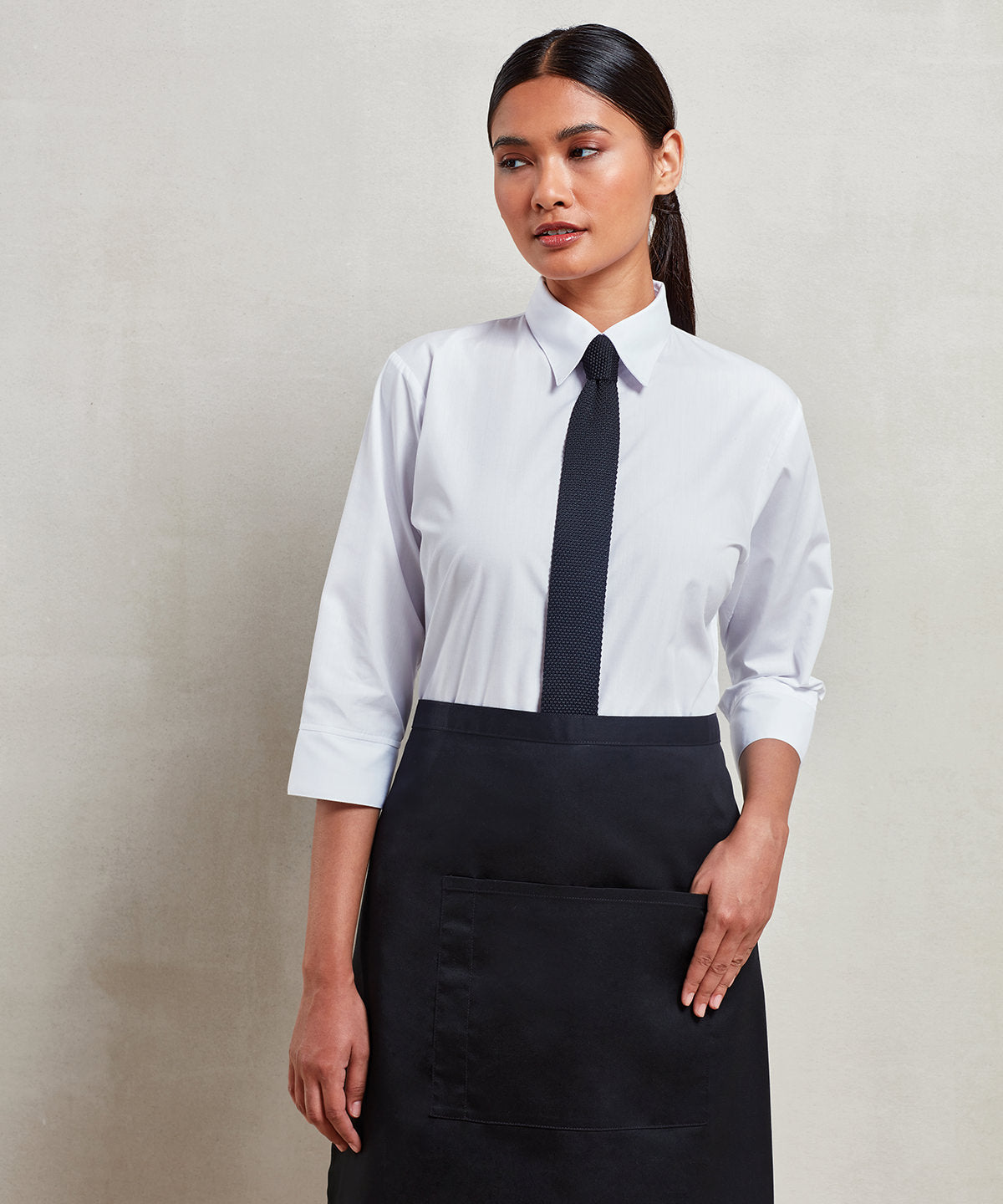 Colours collection mid-length pocket apron