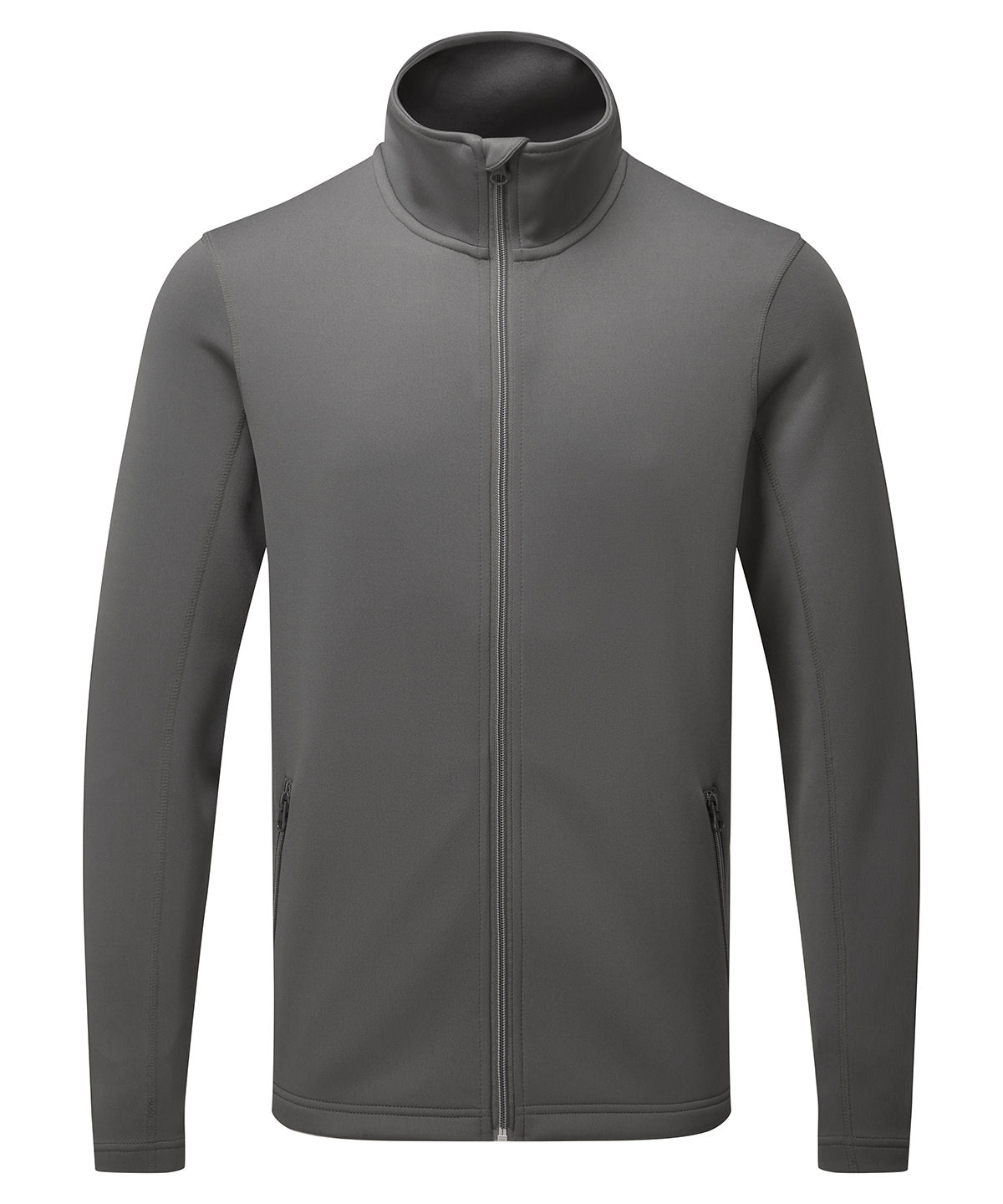Premier Men's spun dyed sustainable zip-through sweatshirt
