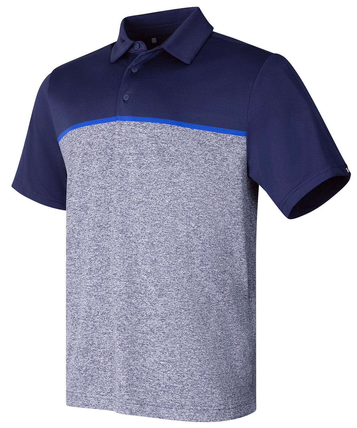 Under Armour Golf UA playoff 3.0 stripe polo LB - edge lit