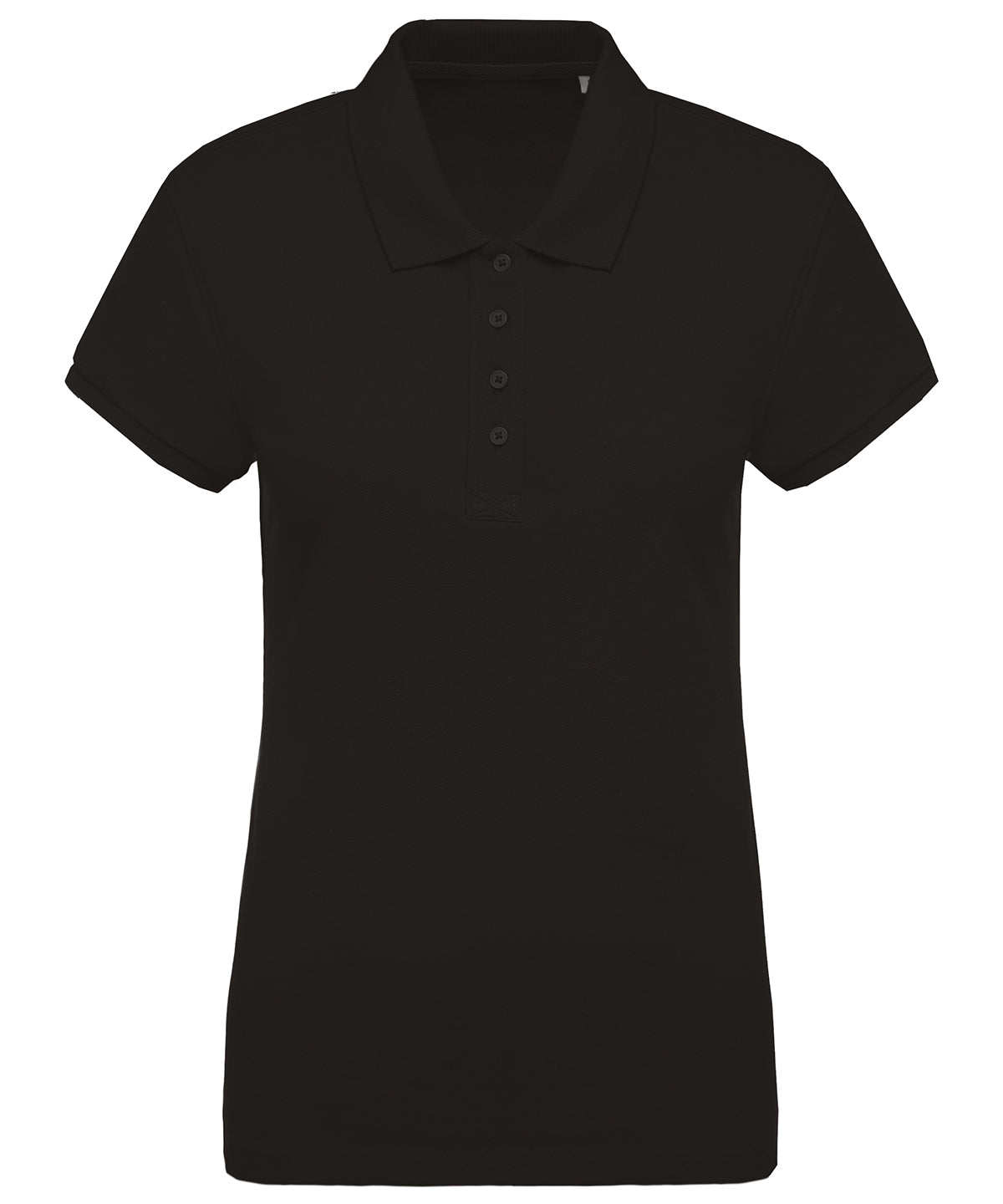 Ladies organic piqué short-sleeved polo shirt