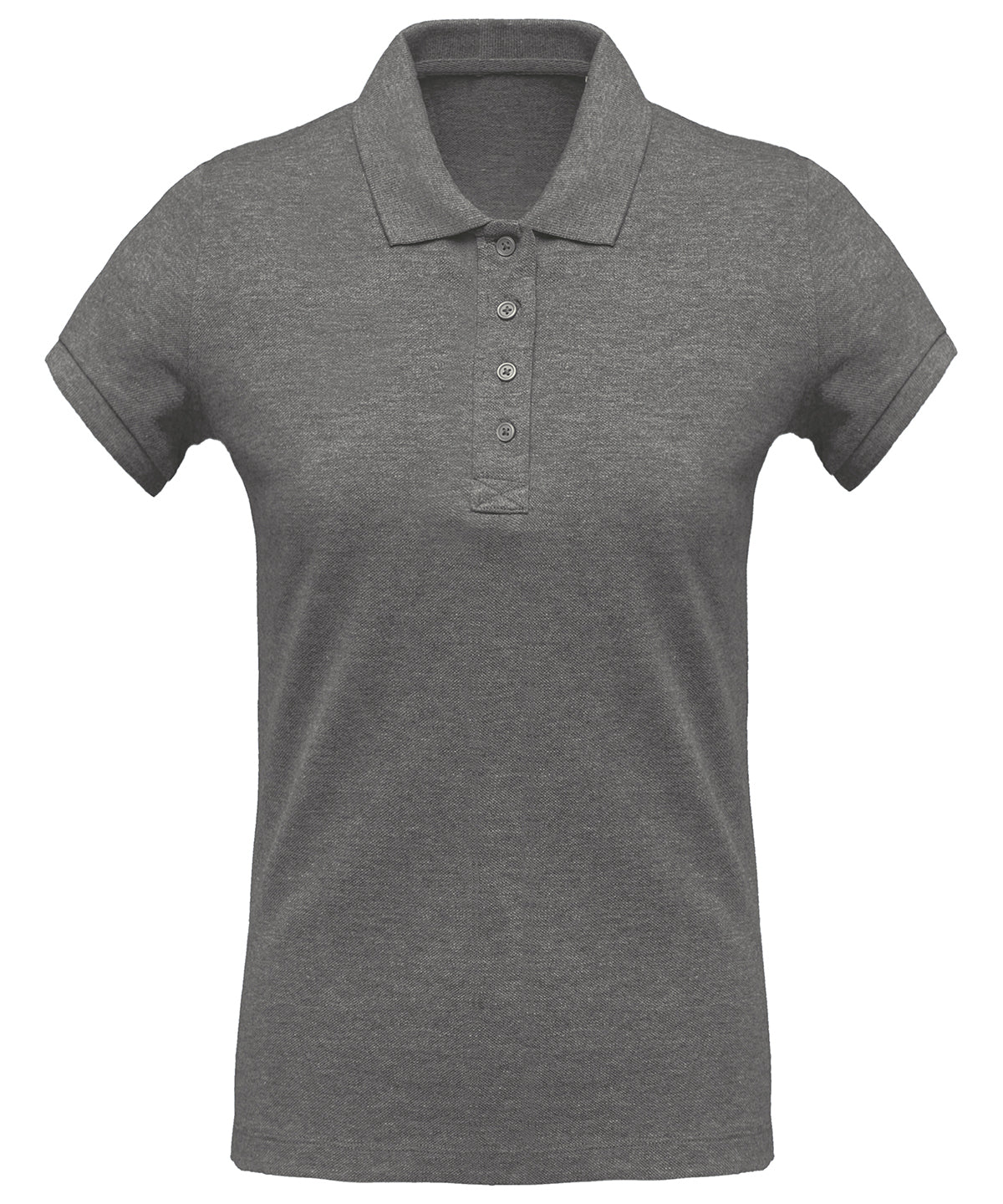 Ladies organic piqué short-sleeved polo shirt