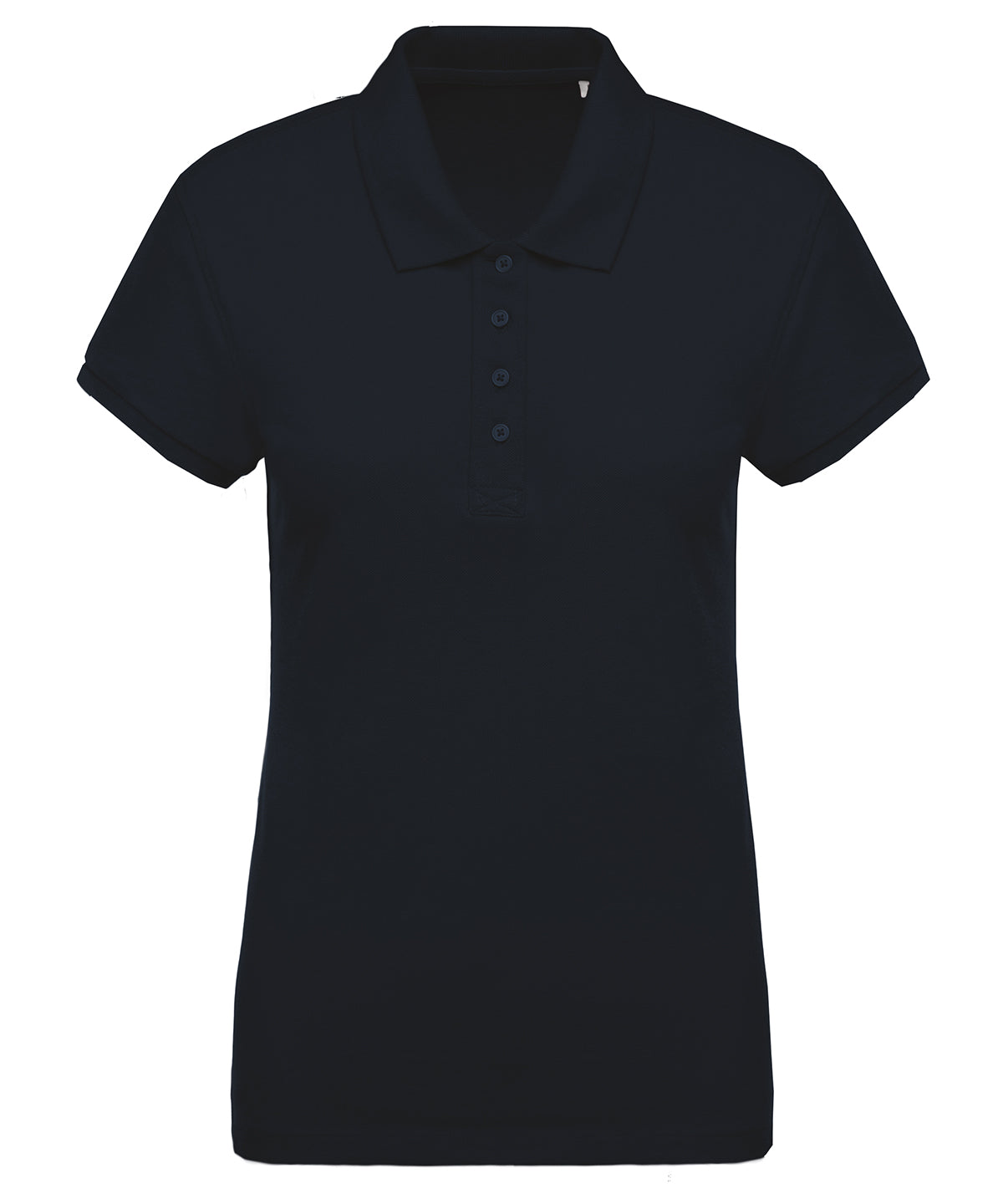 Ladies organic piqué short-sleeved polo shirt