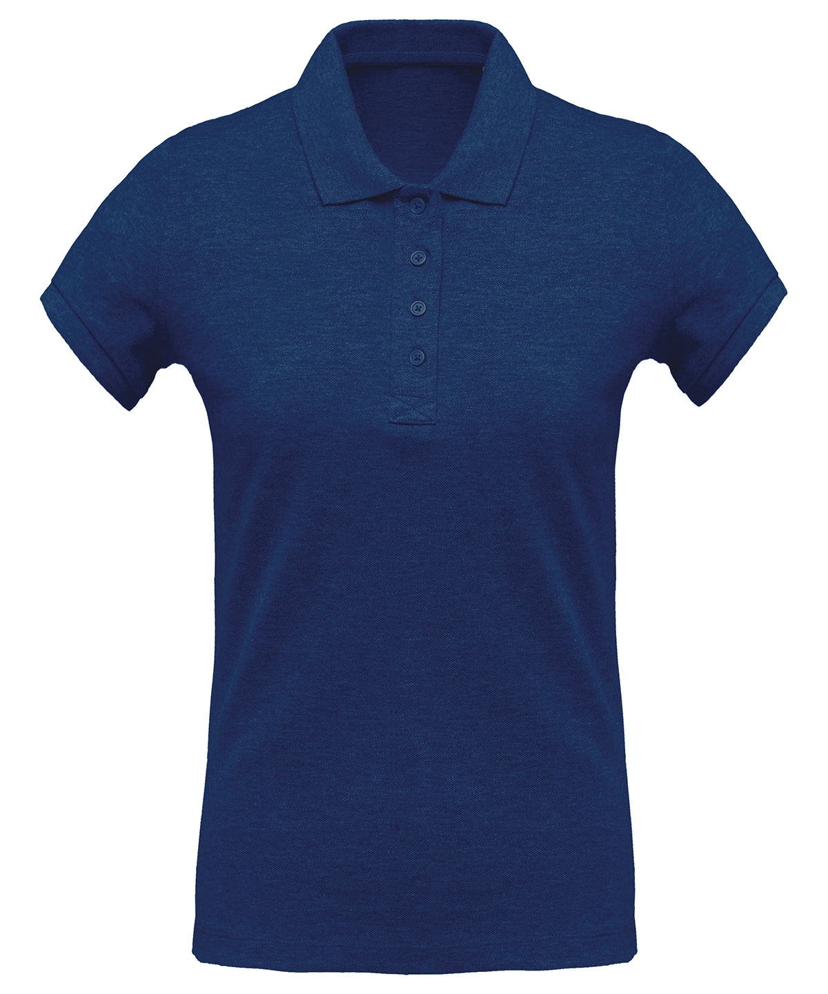 Ladies organic piqué short-sleeved polo shirt