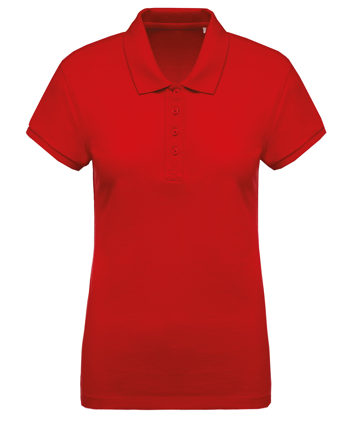 Ladies organic piqué short-sleeved polo shirt