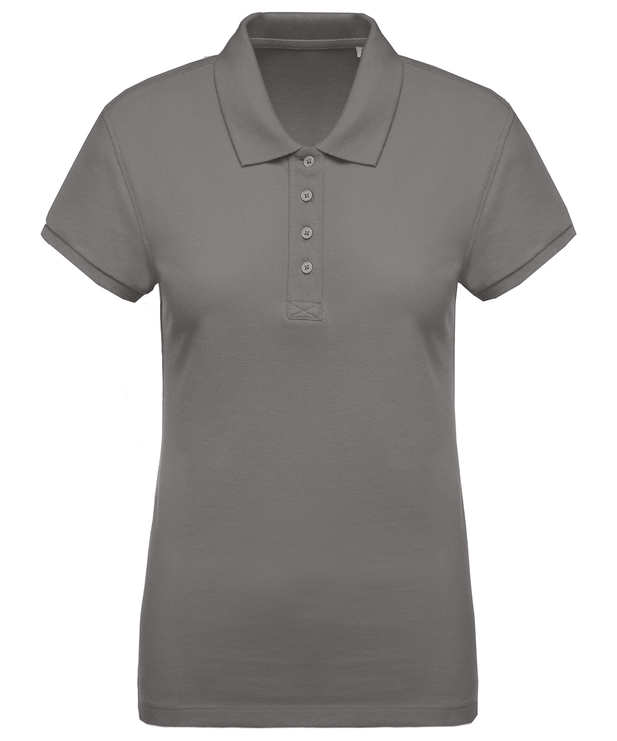 Ladies organic piqué short-sleeved polo shirt