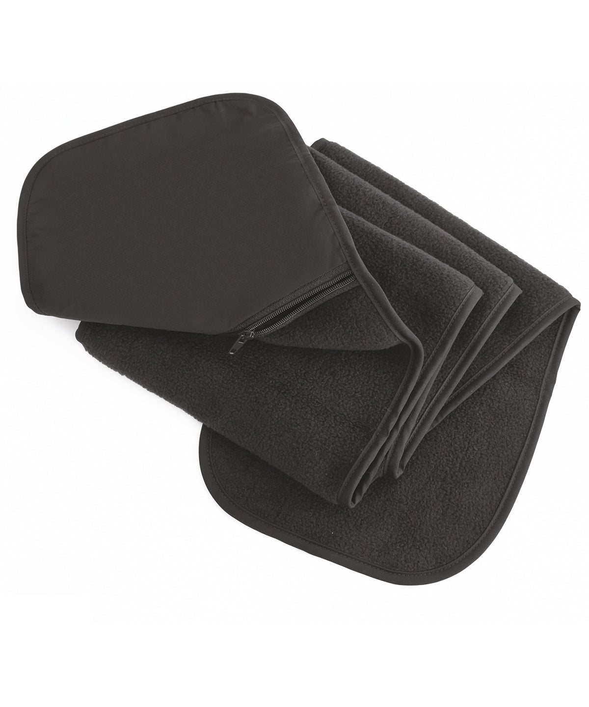 Polartherm fleece scarf with zip pocket