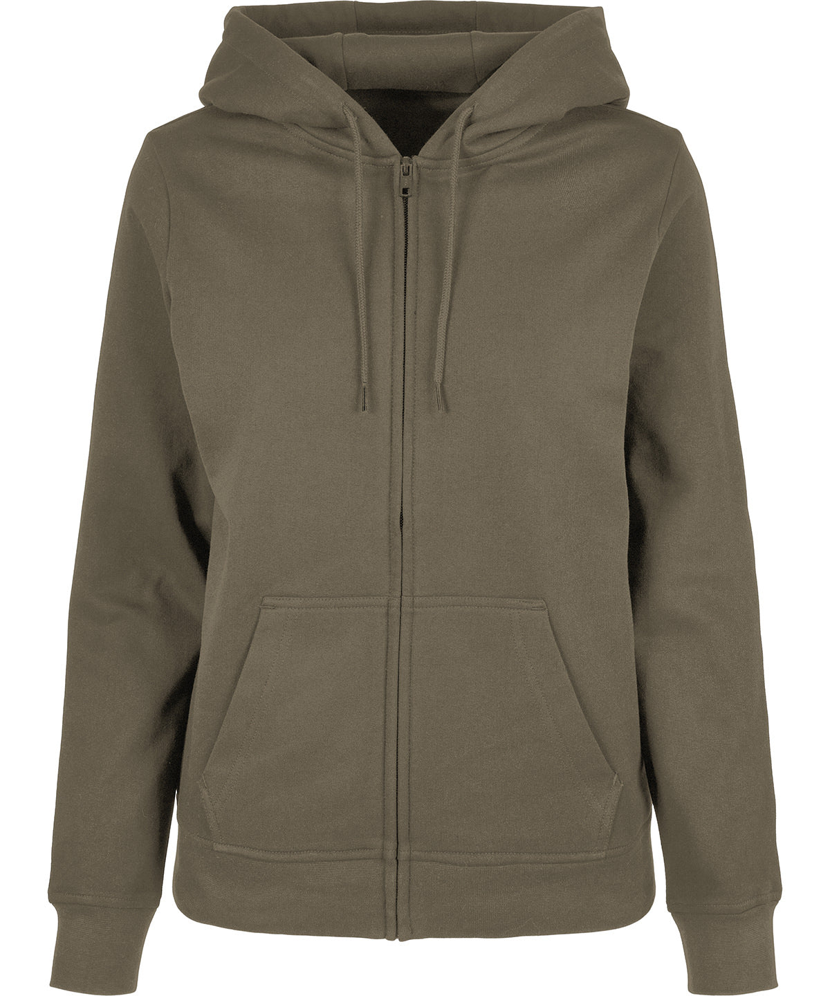 Womens basic zip hoodie