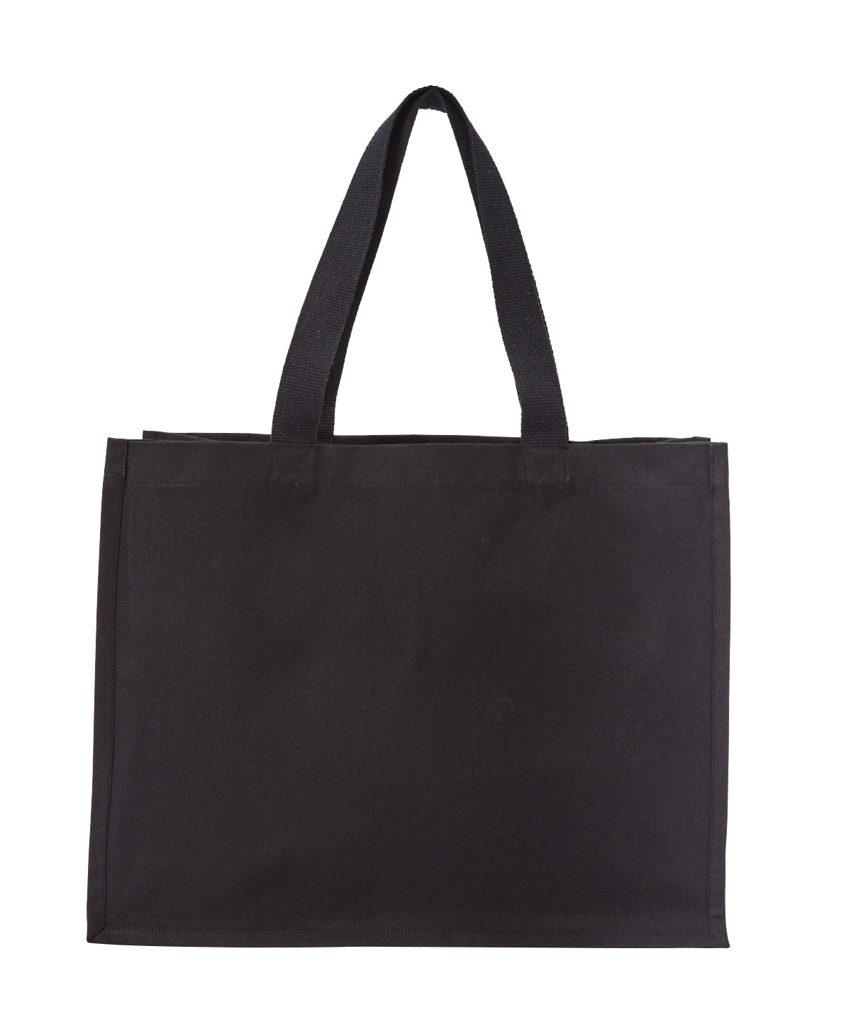 Recycled premium canvas stand-up shopper