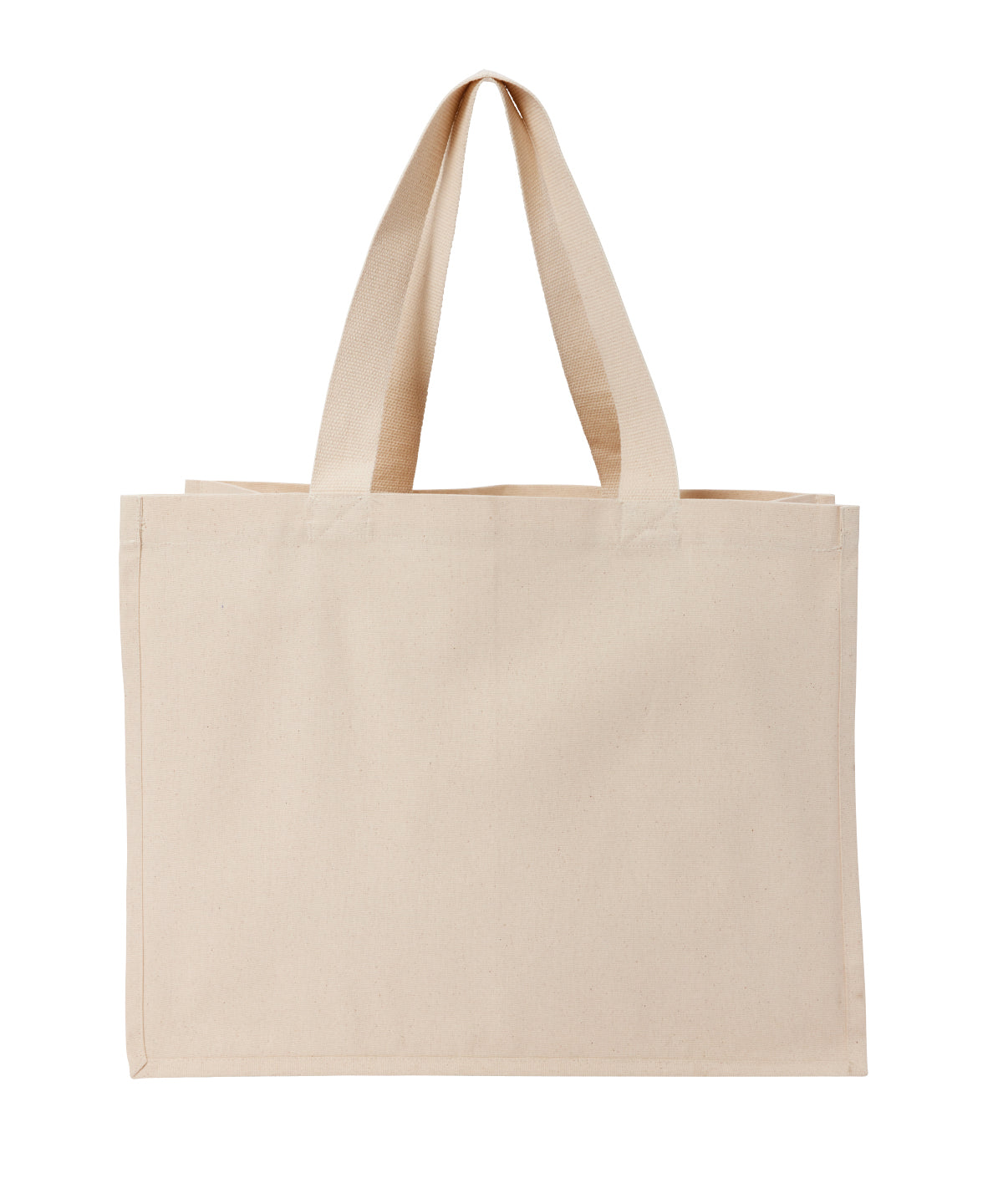 Recycled premium canvas stand-up shopper